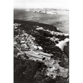 Aerial view of Quarantine Station, Manly