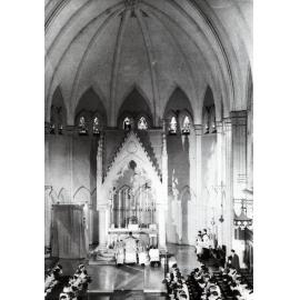 First televised mass, Cerretti Chapel, St Patrick's College