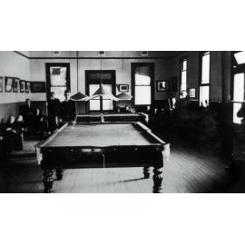 Students playing snooker at St Patrick's College, Manly