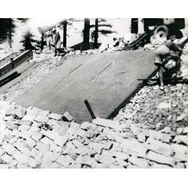 Sea wall at North Steyne during reconstruction