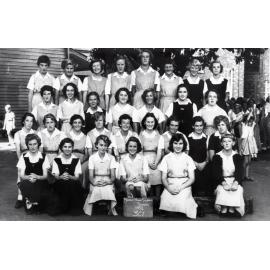 Manly Home Science School pupils, Class 3C1, 1952
