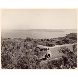 View of harbour from Scenic Drive, North Head, 1955