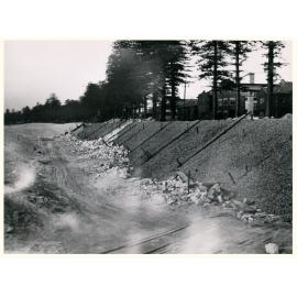 Sea wall at North Steyne during reconstruction