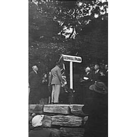 Dedication of Gledhill Park, Manly