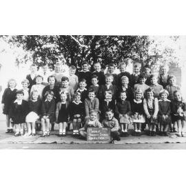 Manly Infants School pupils, Transition class, 1956
