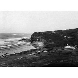 Bilgola Beach and district, shows Bilgola House and Tea Rooms