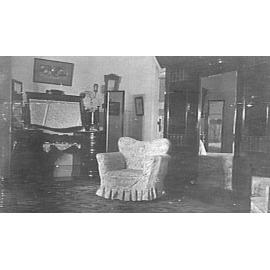 Interior view of room in a house