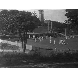 Manly Bowling Club, Ivanhoe Park, showing third clubhouse
