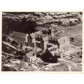 Aerial view of St Patrick's College, Manly, 1958