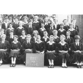 Manly Secondary Home Science School pupils. Class 3A, 1958