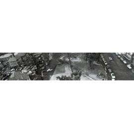 Aerial view of Gilbert Park and Belgrave Street, Manly
