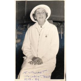 Balgowlah Womens Bowling Club president, T. Stewart