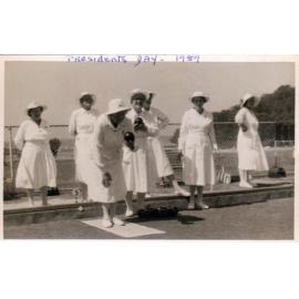 Members of Balgowlah Womens Bowling Club, 1959