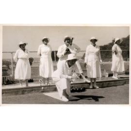 Members of Balgowlah Womens Bowling Club, 1959