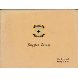 Brighton College Manly Booklet