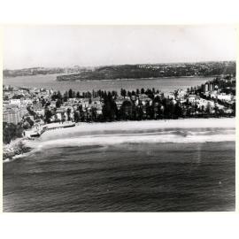 Aerial view of South Steyne and Manly Cove, Manly, 1961