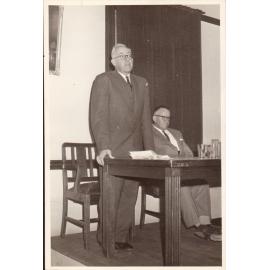 W.C. Wentworth speaking, 1961