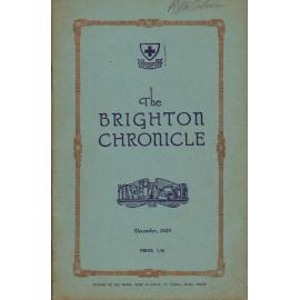 Brighton College Manly, Chronicle December 1929