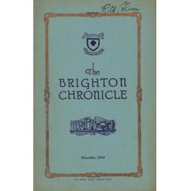 Brighton College Manly, Chronicle December 1930