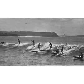 Surfers at Manly