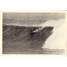 Russ King surfing at Fairy Bower, 1966