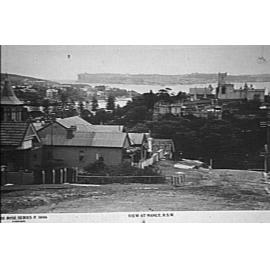 View over Dalley's Castle to Manly Cove