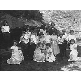 Manly Grammar School, pupils, performing in a play