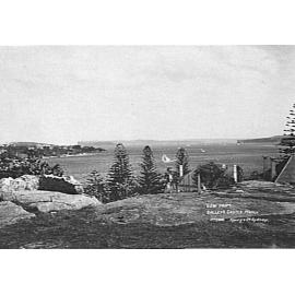 Manly Cove from Dalley's Castle