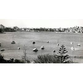 View across North Harbour to Manly from Forty Baskets Beach