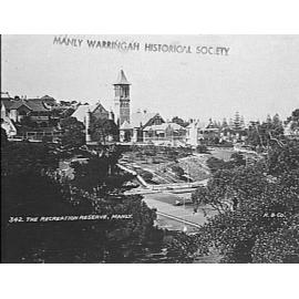 View across Ivanhoe Park to Raglan Street