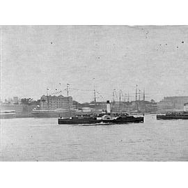 Unidentified ferry approaching Circular Quay