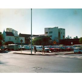 Car park on corner of Darley Road and Wentworth Street, 1970s, Manly