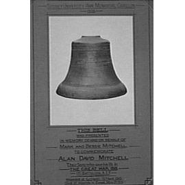 Commemorative bell