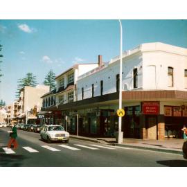 Shopfronts in South Steyne east of the Corso, 1970s