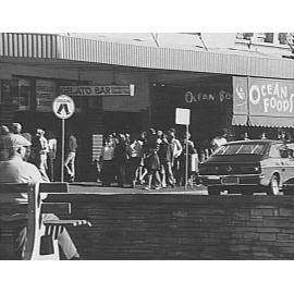 The Ocean end of the Corso, Manly, 1973
