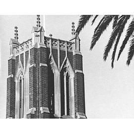 St Matthew's Church tower, Manly, 1973