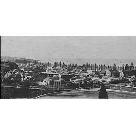 View over Manly Oval to North Manly and District