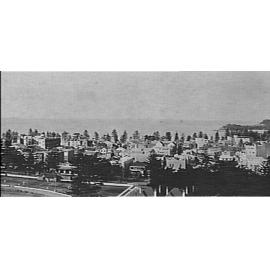 View over Manly Cove and district