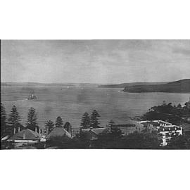 Manly Cove from Dalley's Castle