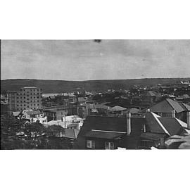 Houses at Fairlight from Dalley's Castle