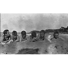 Unidentified boys on Manly Beach