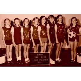 Seaforth Public School pupils, 11 years Netball Team, 1980