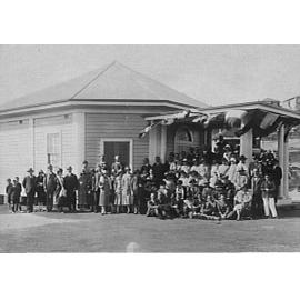 Mini-golf club house on beach front at Queenscliff