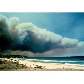 "Fire Cloud", storm front over Curl Curl Beach, 1980
