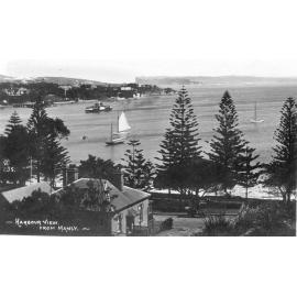 Manly Cove, Rowe St and West Esplanade c 1909