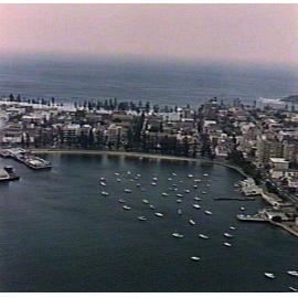 Aerial view of Manly, 1980s