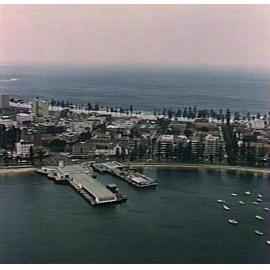 Aerial view of Manly, 1980s