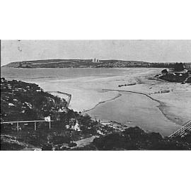 Queenscliff Beach and the mouth of Manly Lagoon