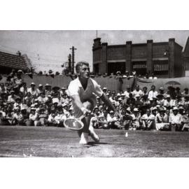 Lew Hoad at Manly Lawn Tennis Club