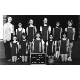 Seaforth Public School pupils, 12 Years Netball Team, 1983